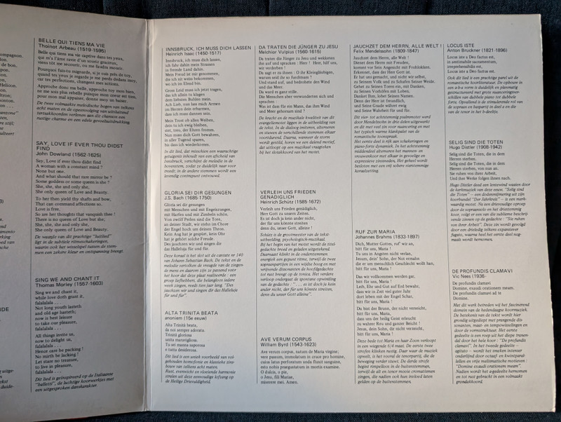Parels uit 4 eeuwen koormuziek / Musica Nova (Vinyl LP) (SP 6021)