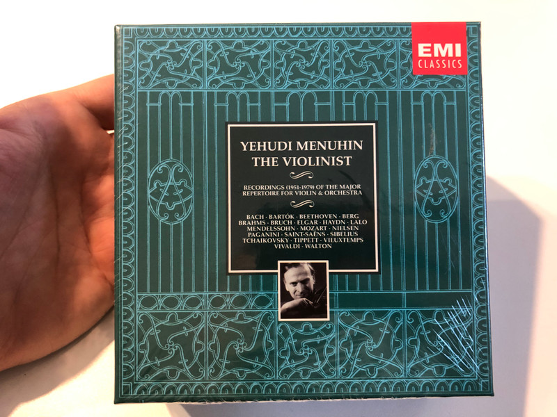 Yehudi Menuhin: The Violinist – Major Repertoire Recordings 1951–1979 (10-CD Box Set) (724358556223)