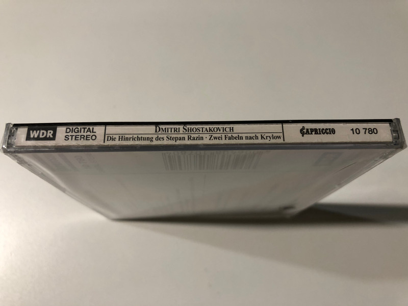DMITRI SHOSTAKOVICH / Die Hinrichtung des Stepan Razin - Zwei Fabeln nach Krylow (CD, Album) (4006408107804)