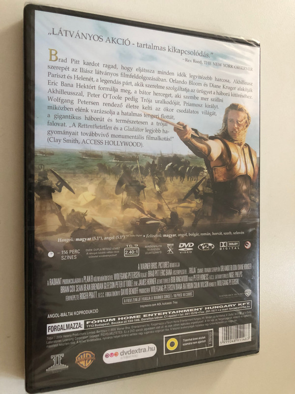 TROJA (Troy) – Epic Historical Drama Featuring Brad Pitt DVD (5999048911483)