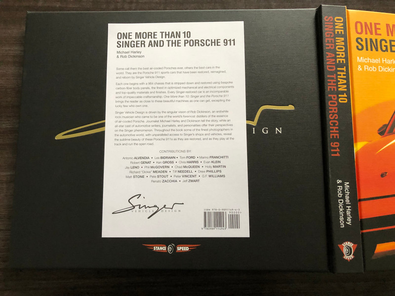 One More Than 10: Singer and the Porsche 911 – A Masterpiece of Automotive Craftsmanship (Hardcover) (9780989114943)