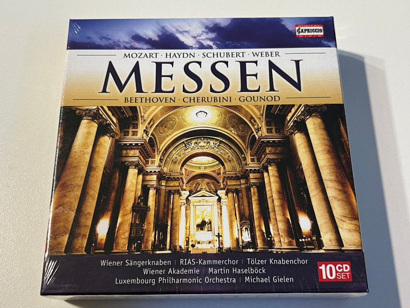 Masses by Mozart, Haydn, Schubert, Weber, Beethoven, Cherubini & Gounod – 10CD Set (845221071619)