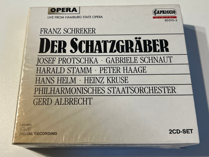 Franz Schreker: Der Schatzgräber — Live 2CD Recording from Hamburg State Opera (4006408600107)