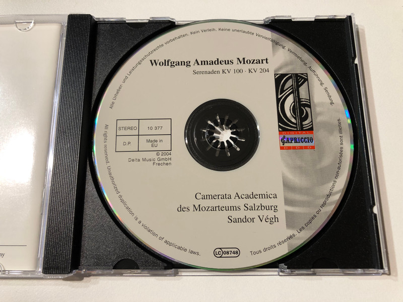 MOZART: SERENADES KV 100, 204 / MARCH - DANCES / Audio CD (4006408103776)