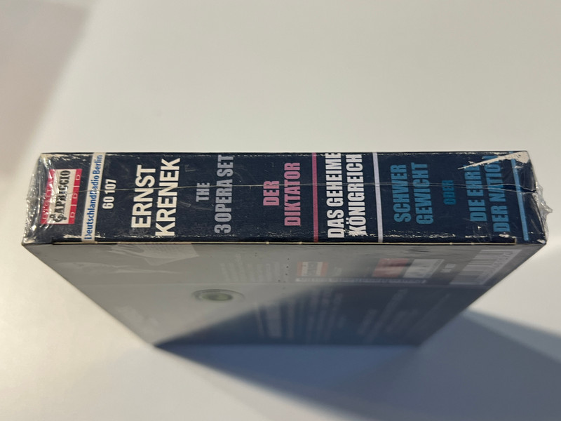 Ernst Krenek: The 3 Opera Set — Der Diktator, Das Geheime Königreich, Schwergewicht oder Die Ehre der Nation CD (4006408601074)