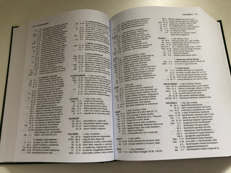 The Pastoral Concordance of the Bible / A Biblia lelkipásztori konkordanciája (9789636120535)