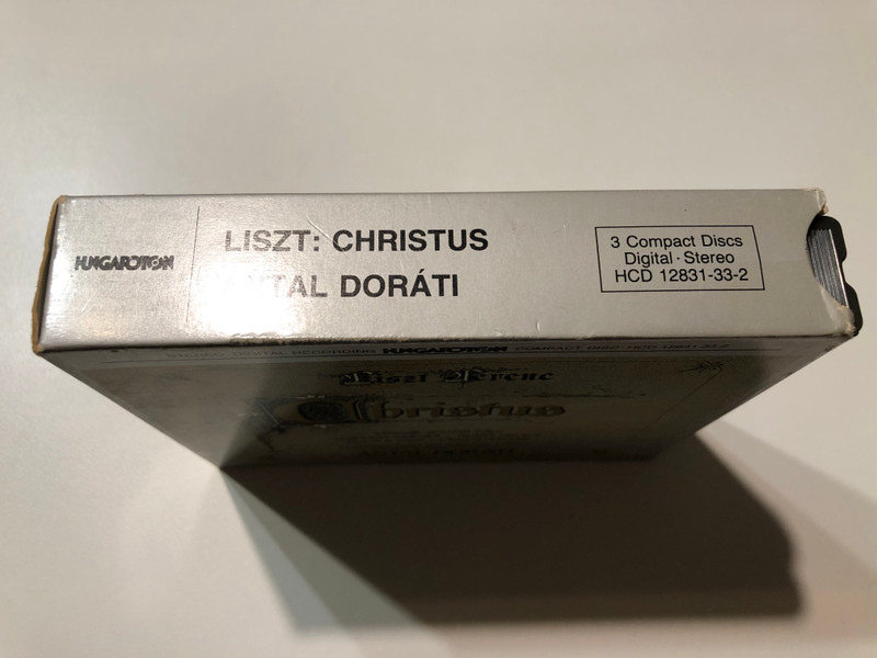 Franz Liszt – Christus (3CD Box Set) – Hungaroton Classic Digital Stereo HCD 12831-33-2 / Antal Dorati