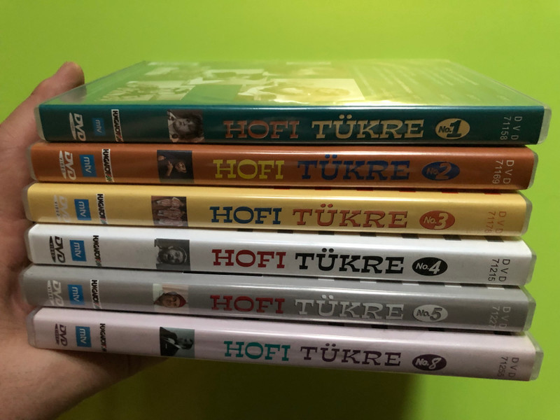  Hofi Tükre DVDs 1, 2, 3,4, 5, and 8 / Hungarian comedian Géza Hofi / Hofi's Mirror select DVDs 1-5 and 8 (Hofi'sMirrorDVDs)