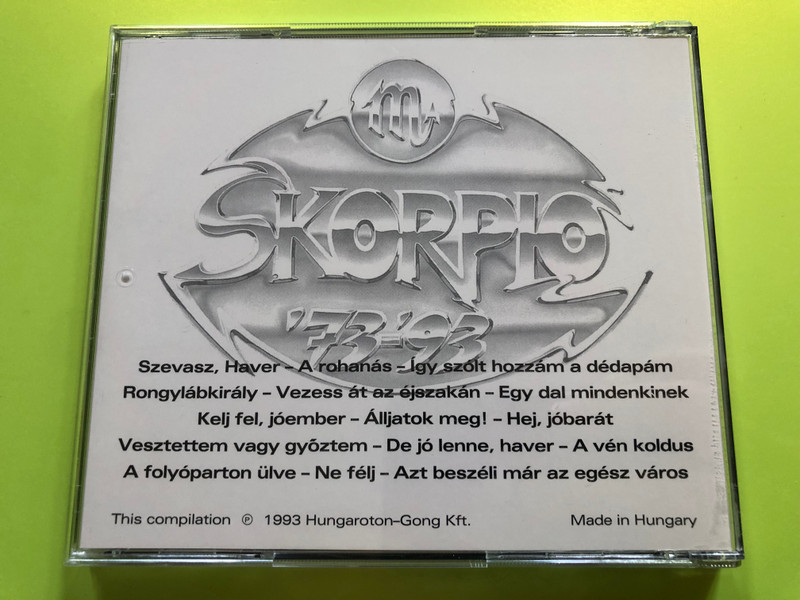 Skorpió – ’73-’93 / Mega Audio CD 1993 / HCD37689 First CD Edition