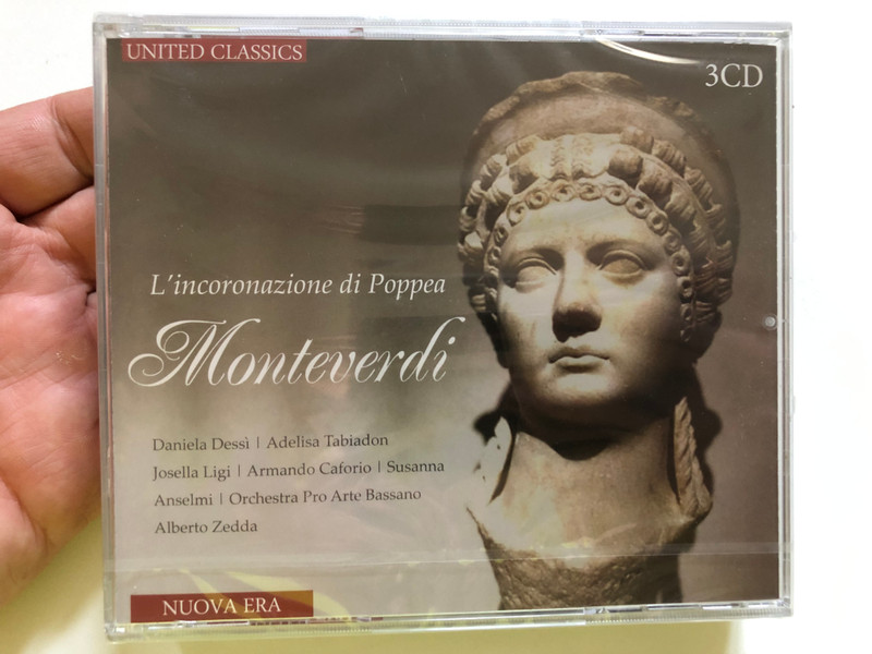 Monteverdi – L’incoronazione di Poppea (Complete Opera Recording, 3CD) | United Classics