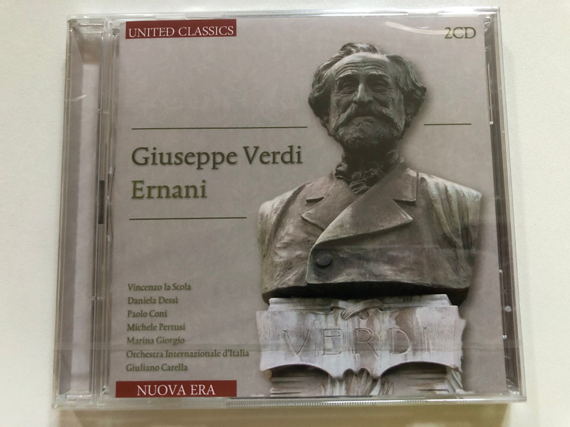 Giuseppe Verdi – Ernani | Vincenzo La Scola, Daniela Dessì, Paolo Coni, Michele Pertusi (8713545230154)