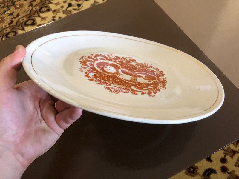 Olympic Bear — Collectible Moscow 1980 Porcelain Plate (OlympicBearUSSR)