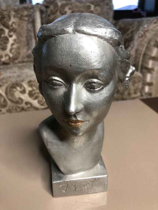 Galina Ulanova Bust — Soviet Silumin Sculpture, 1970s