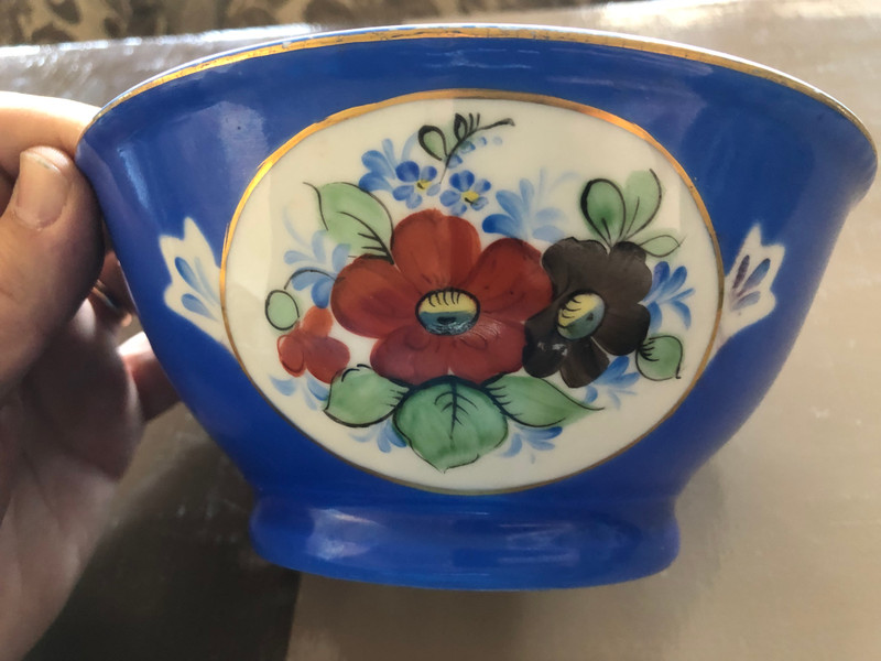 Soviet Porcelain Piala – 25 Years of the Tajik SSR (1954) (SovietPorcelainPiala2)