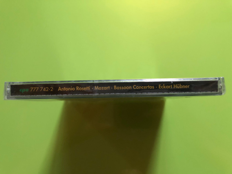 Antonio Rosetti – Bassoon Concertos Vol. 2 · W. A. Mozart – Bassoon Concerto KV 191 CD (761203774227)