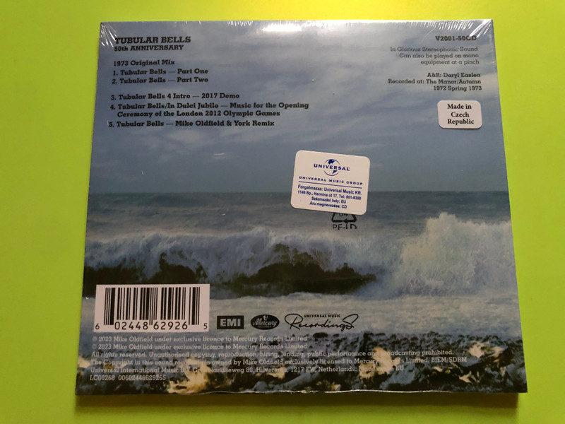 Tubular Bells – 50th Anniversary Edition by Mike Oldfield CD (602448629165)