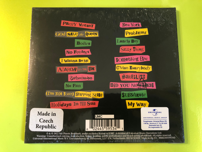 A Definitive Retrospective: The Sex Pistols - The Original Recordings CD (602445595341)