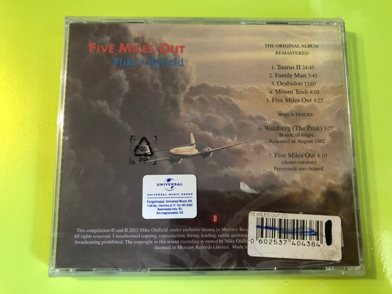 Mike Oldfield: Five Miles Out | Remastered Audio CD (0602537404384)