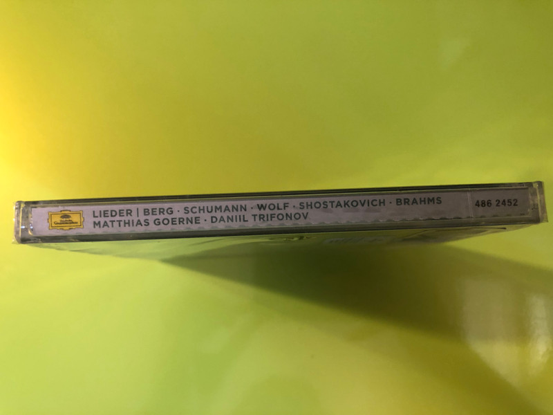 Matthias Goerne & Daniil Trifonov: Lieder | CD Recording (Deutsche Grammophon) (0028948624522)
