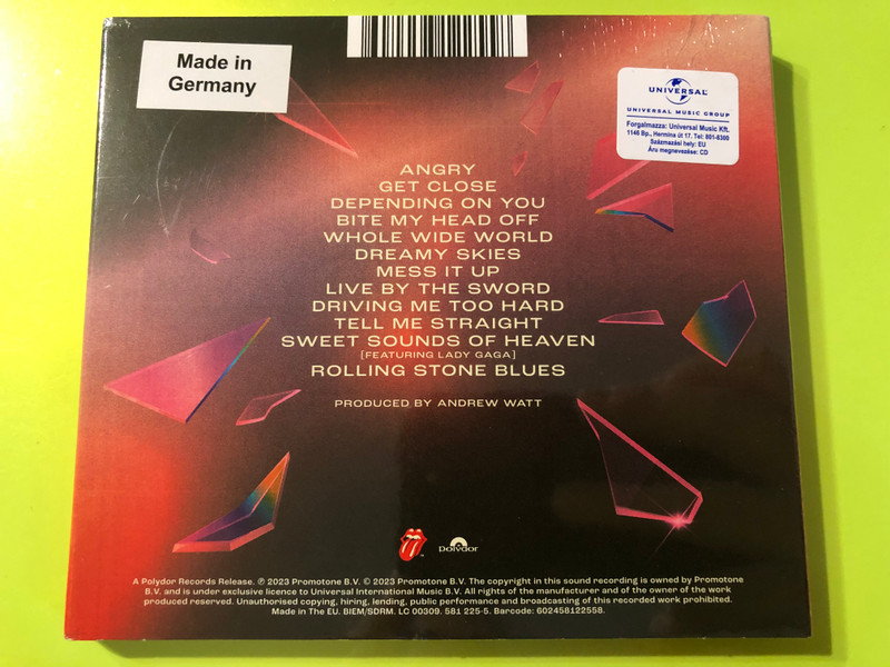 The Rolling Stones – Hackney Diamonds (Limited Edition CD + Booklet, 2023) (602458122558)
