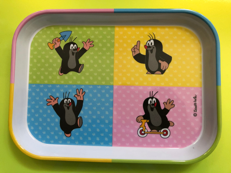 Krtek / Kisvakond / Litte Mole Tray 28 x 20 cm Mole, four-colour (8590121502177)