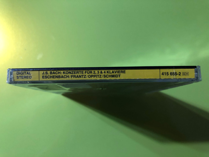 J.S. Bach – Concertos for 2, 3 & 4 Pianos | Eschenbach, Frantz, Oppitz, Schmidt CD (0028941565525)