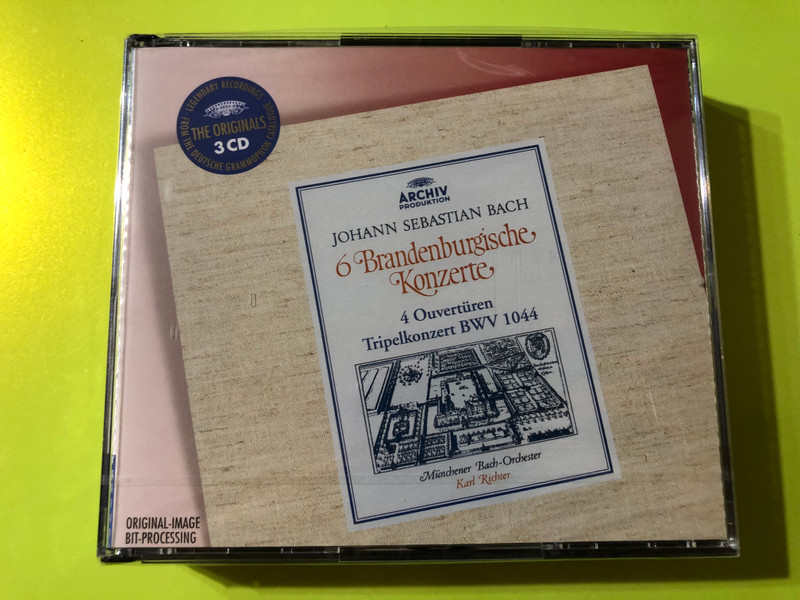 Johann Sebastian Bach – Brandenburg Concertos, Orchestral Suites & Triple Concerto 3CD (0028946365724)