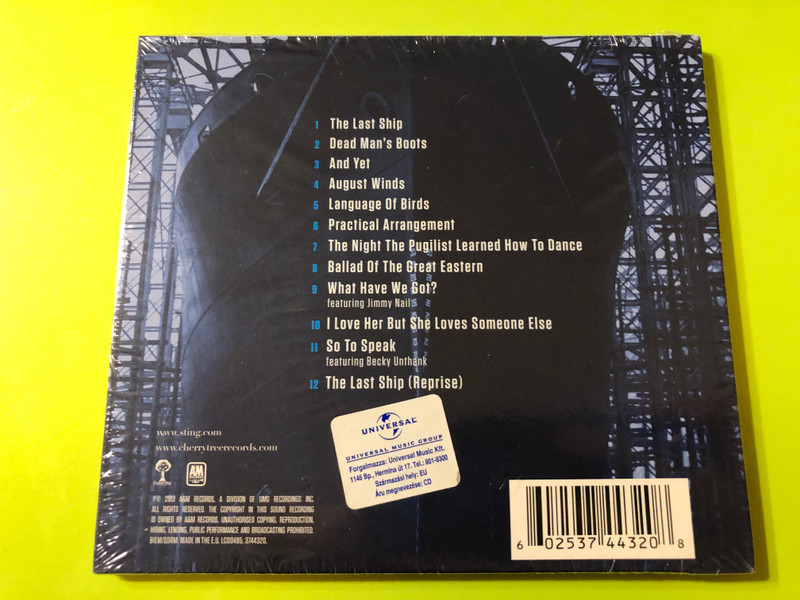 Sting – The Last Ship (CD) (602537443208)