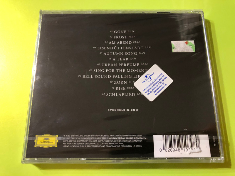 Sven Helbig – Pocket Symphonies (CD, Deutsche Grammophon) (0028948101931)