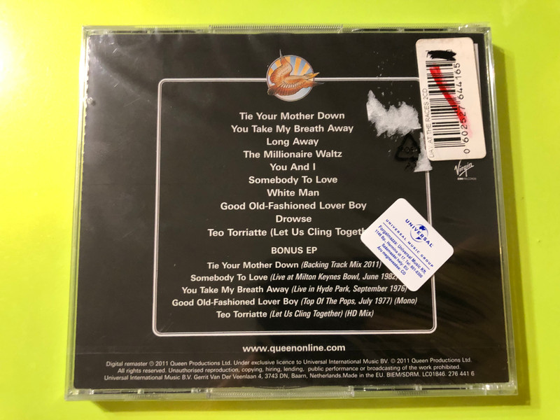 Queen - A Day at the Races (2011 Digital Remaster) Deluxe Edition CD (0602527644165)