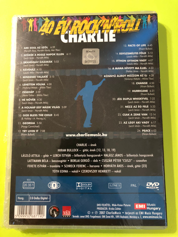 Charlie – 40 Years of Rock’n’Roll (Live at Kisstadion, 2005) [DVD] (5099950687190)