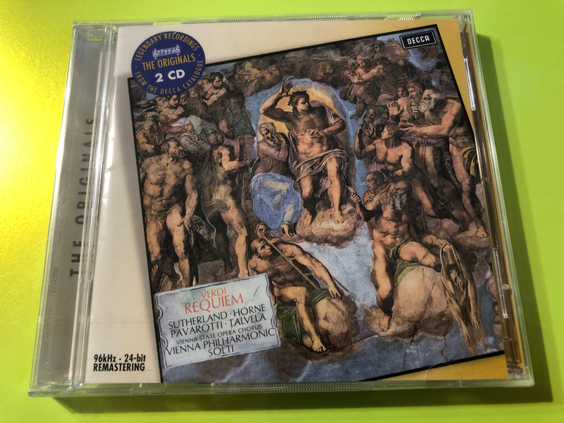 Verdi: Requiem & Quattro pezzi sacri – Solti, Sutherland, Pavarotti, Vienna Philharmonic CD (0028947577355 )