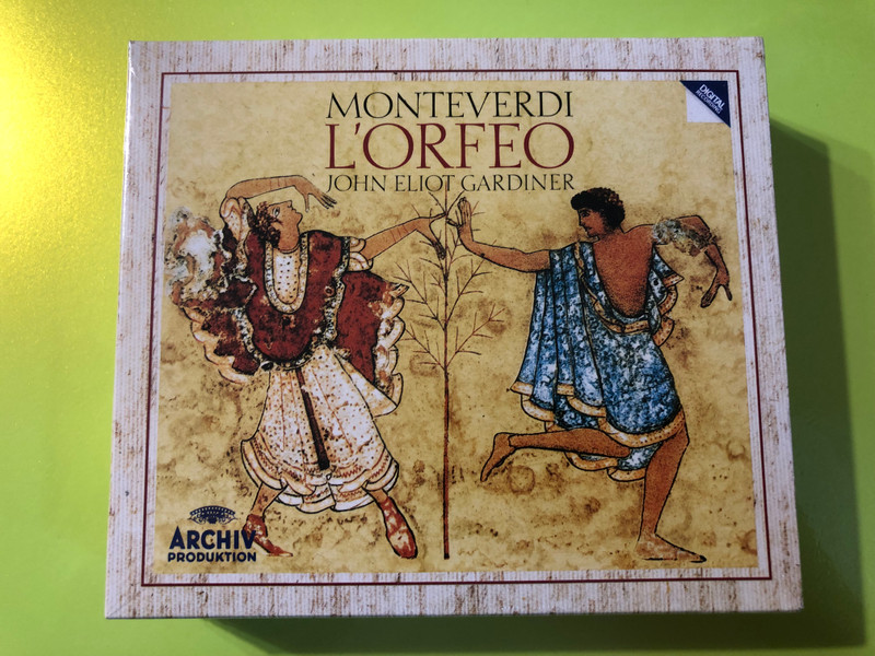 Monteverdi – L’Orfeo (Gardiner, Archiv Produktion) 2 CDs (028941925021)