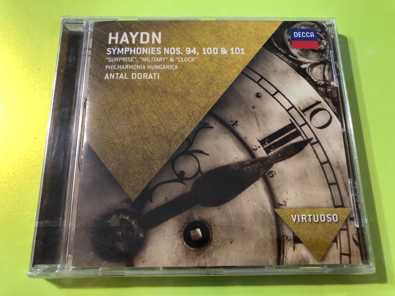Haydn – Symphonies Nos. 94 “Surprise”, 100 “Military” & 101 “Clock” (Decca Virtuoso) CD (0028947854067)