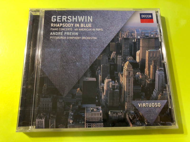 Gershwin – Rhapsody in Blue / Piano Concerto / An American in Paris CD (028947833550)