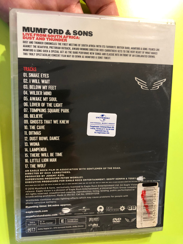 Mumford & Sons – Live from South Africa: Dust and Thunder (DVD) (5034504125872)