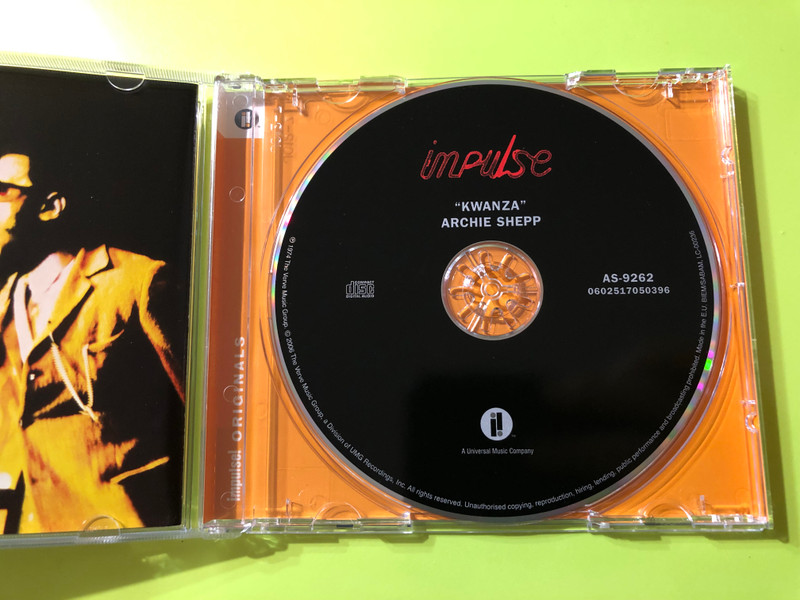 Archie Shepp: Kwanza – Unfettered Free Jazz and African-American Celebration CD (0602517050396)