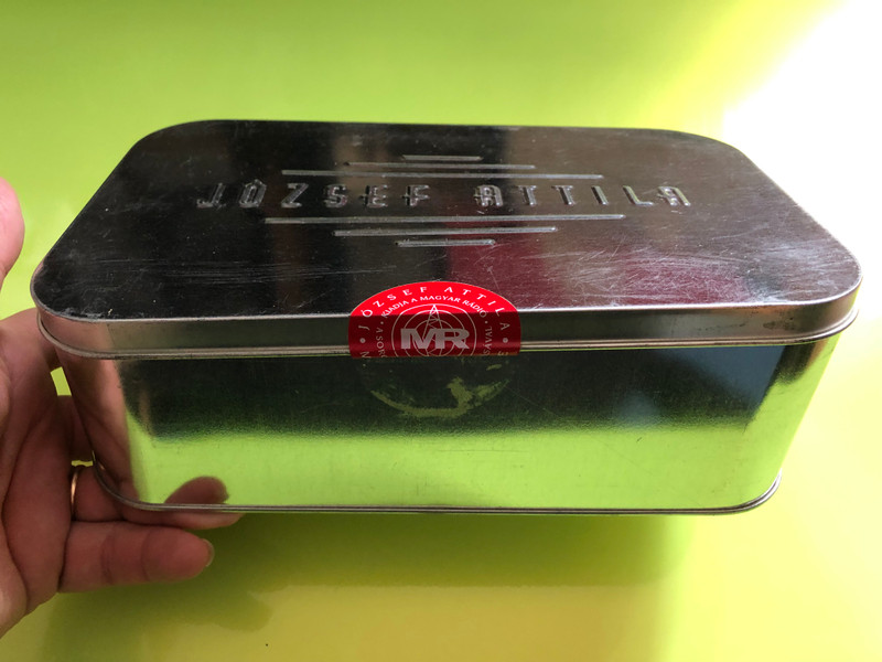 JÓZSEF ATTILA – MINDEN VERSE (COLLECTED POEMS) – 10X CASSETTE BOX SET (1993) (JózsefAttila2)