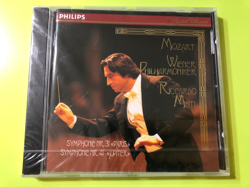 Masterworks of Genius: Mozart's Majestic Jupiter and Lively Paris Symphonies with Riccardo Muti CD (028944212624)