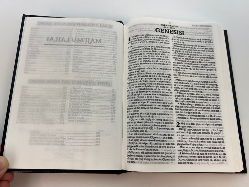 Bibeli Mimo (Yoruba Holy Bible) Pèlú Òrò Jesu Red-Letter Edition / Hardcover (9789788437178.)