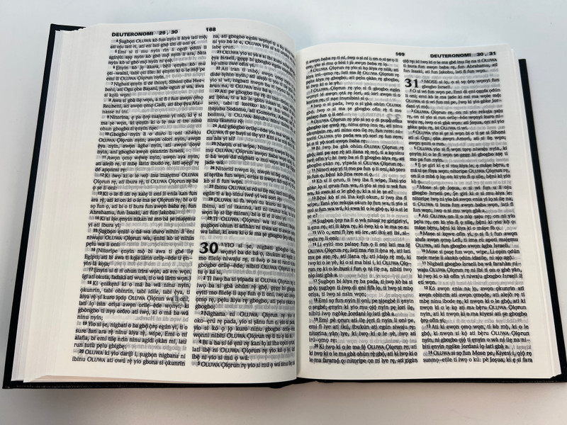 Bibeli Mimo (Yoruba Holy Bible) Pèlú Òrò Jesu Red-Letter Edition / Hardcover (9789788437178.)