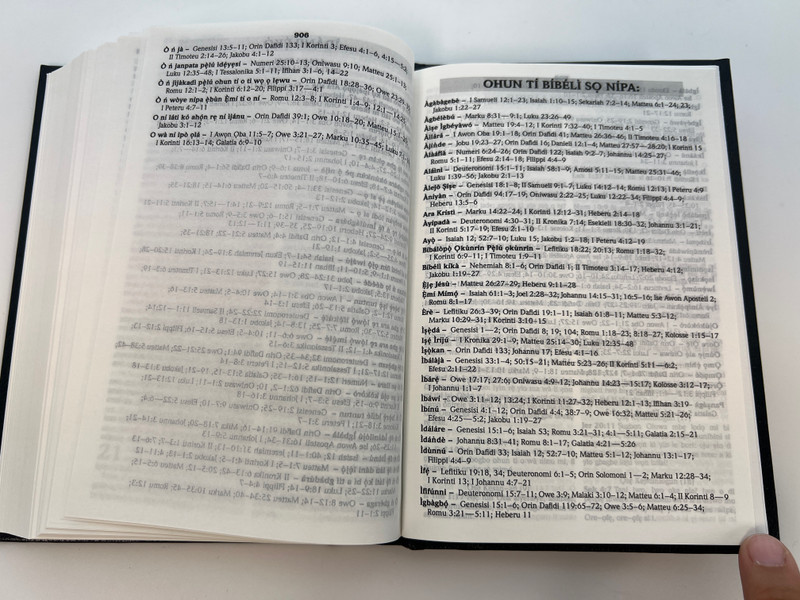 Bibeli Mimo (Yoruba Holy Bible) Pèlú Òrò Jesu Red-Letter Edition / Hardcover (9789788437178.)