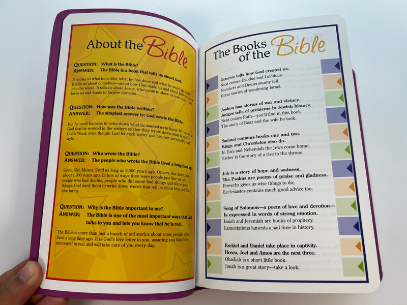 KJV Kids Study Bible: Fluttering Fuschia Leather-Look Edition for Young Explorers / Leather-Look (9780310718604)