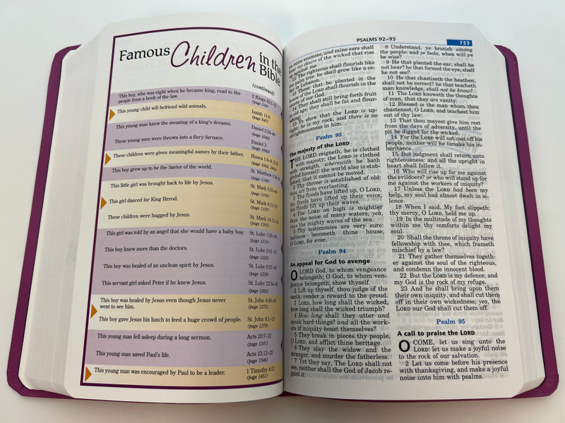 KJV Kids Study Bible: Fluttering Fuschia Leather-Look Edition for Young Explorers / Leather-Look (9780310718604)