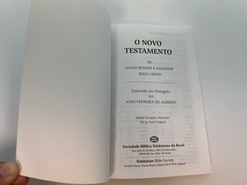O Novo Testamento: Edição Corrigida e Revisada Fiel (João Ferreira de Almeida) / Paperback (9781862281035)