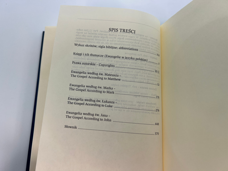 EWANGELIE/GOSPELS: Polish (Biblia Tysiąclecia) & English (NRSV) Parallel Edition with Audiobook CD (9788393353910.)