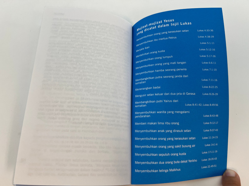 Dia Menjamah Saya – Gospel of Luke (2006 Edition) / Softcover (9789812203205)