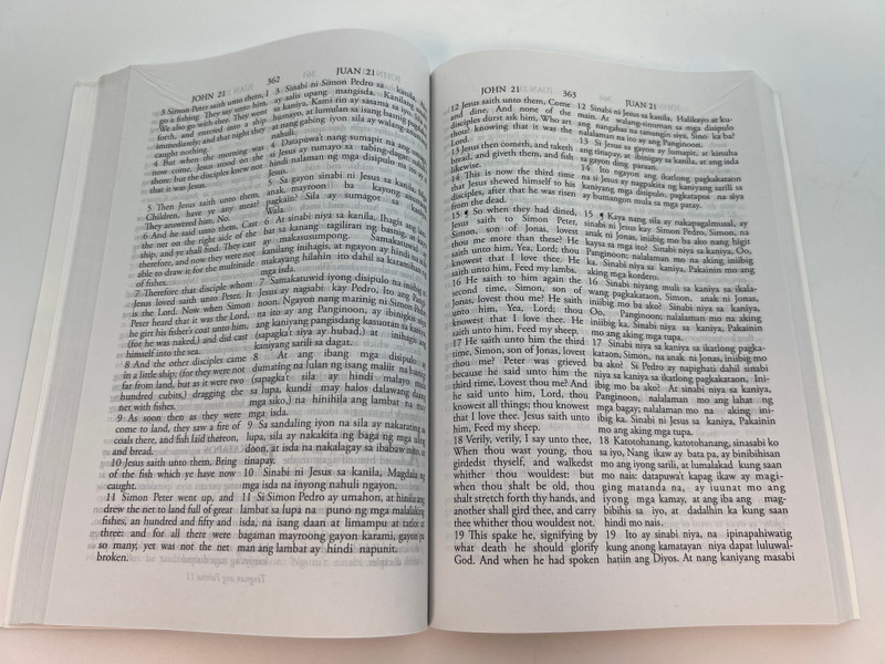 Tagalog/English KJV 1611 Parallel New Testament - The Pure Word of God for the Philippines / Softcover (TagalogEnglishKJV)