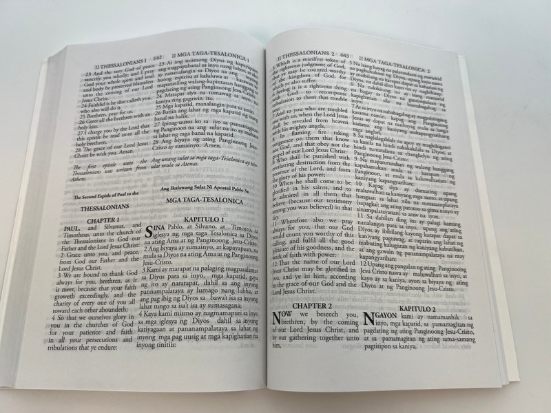 Tagalog/English KJV 1611 Parallel New Testament - The Pure Word of God for the Philippines / Softcover (TagalogEnglishKJV)