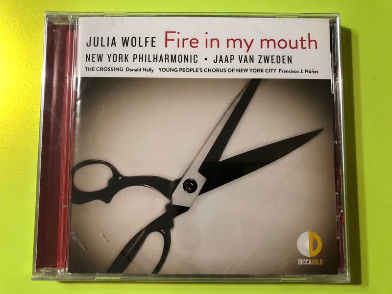 Julia Wolfe: Fire in my mouth CD (0028948186037)
